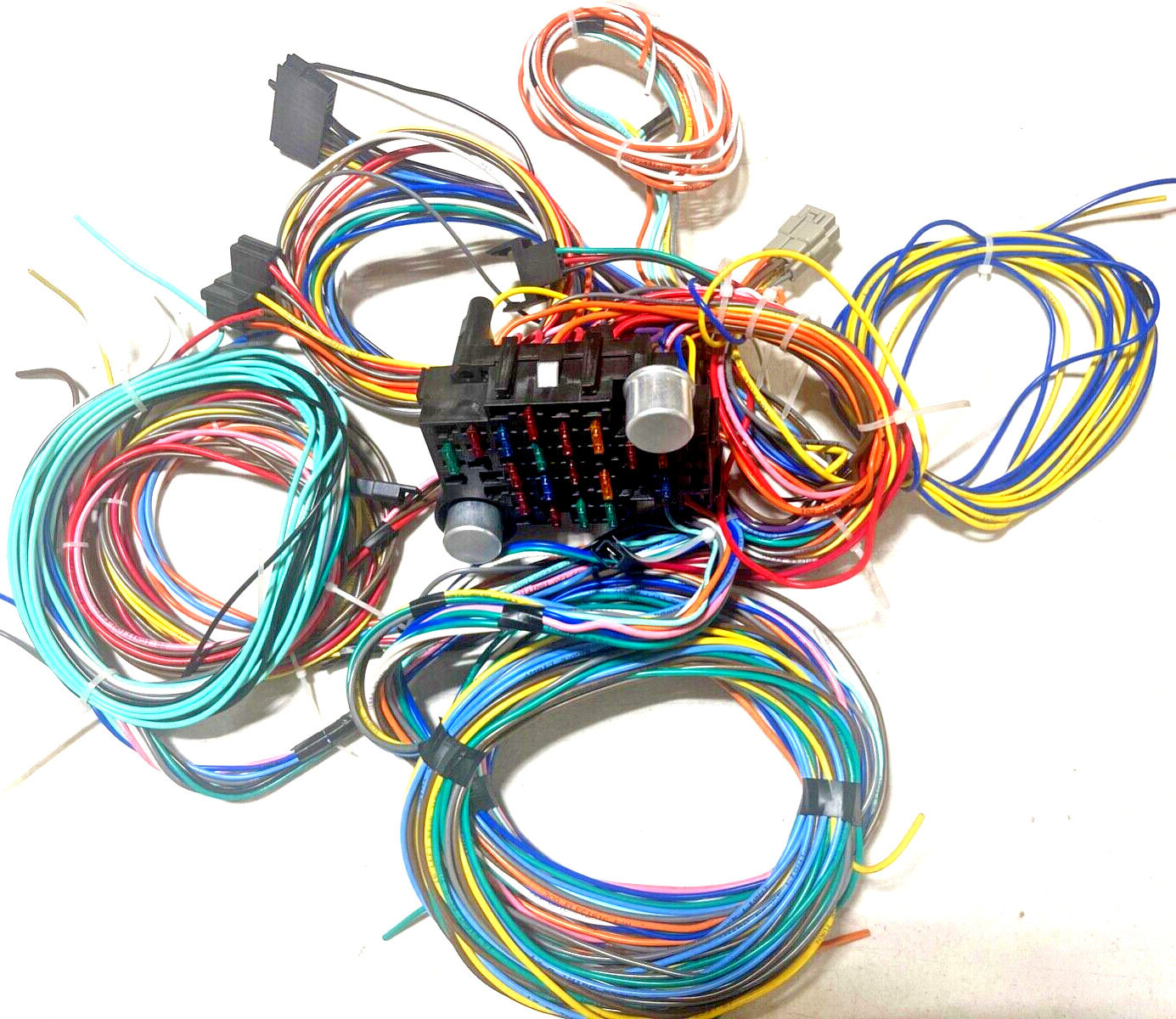 22 Circuit Wiring Harness with Bonus Switches 1964 to 1966 Ford Fairlane Mustang