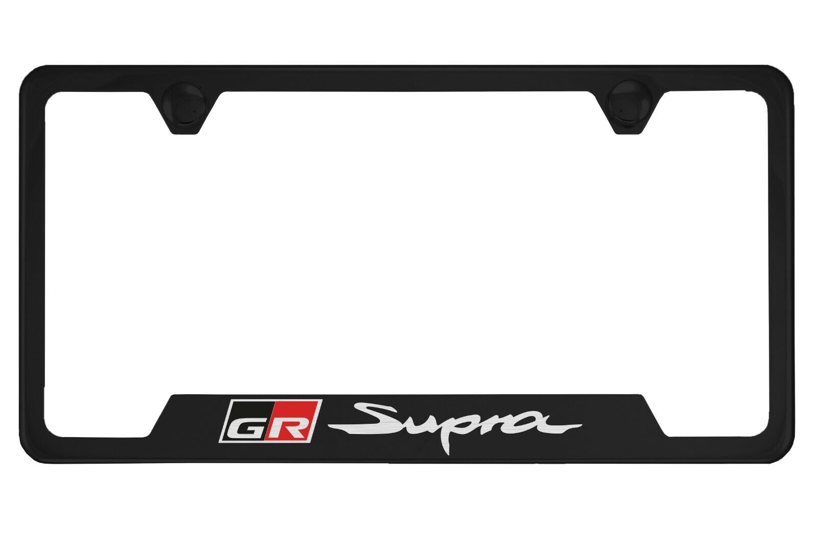 Toyota GR Supra Black License Plate Frame