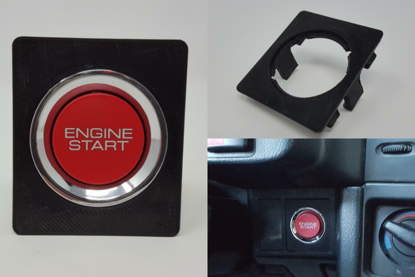 1988-1991 EF Honda S2000 Push Button Start Panel CRX Civic S2k 89 90 trim switch
