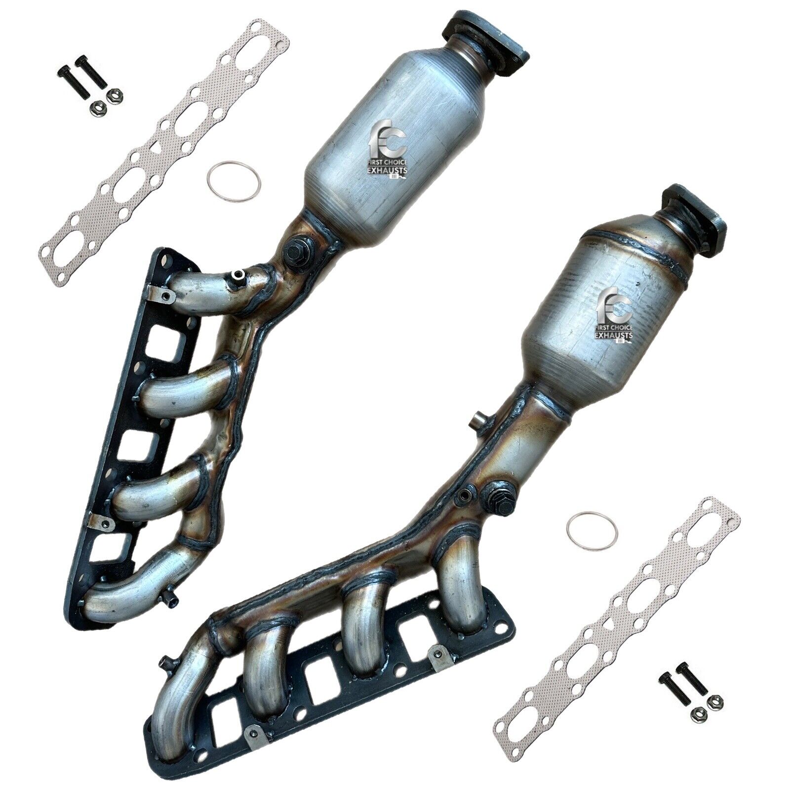 Left and Right Manifold Catalytic Converters For 2016-2021 Nissan Titan XD 5.6L