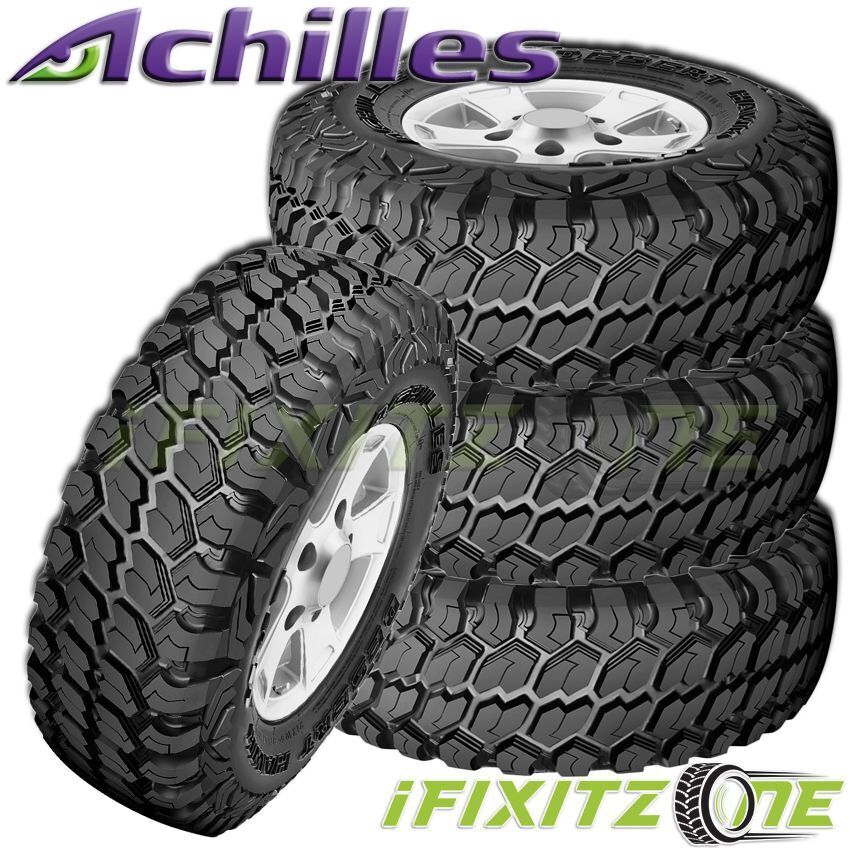 4 New Achilles Desert Hawk MT LT245/75R16 104Q All Season Mud Terrain Tires