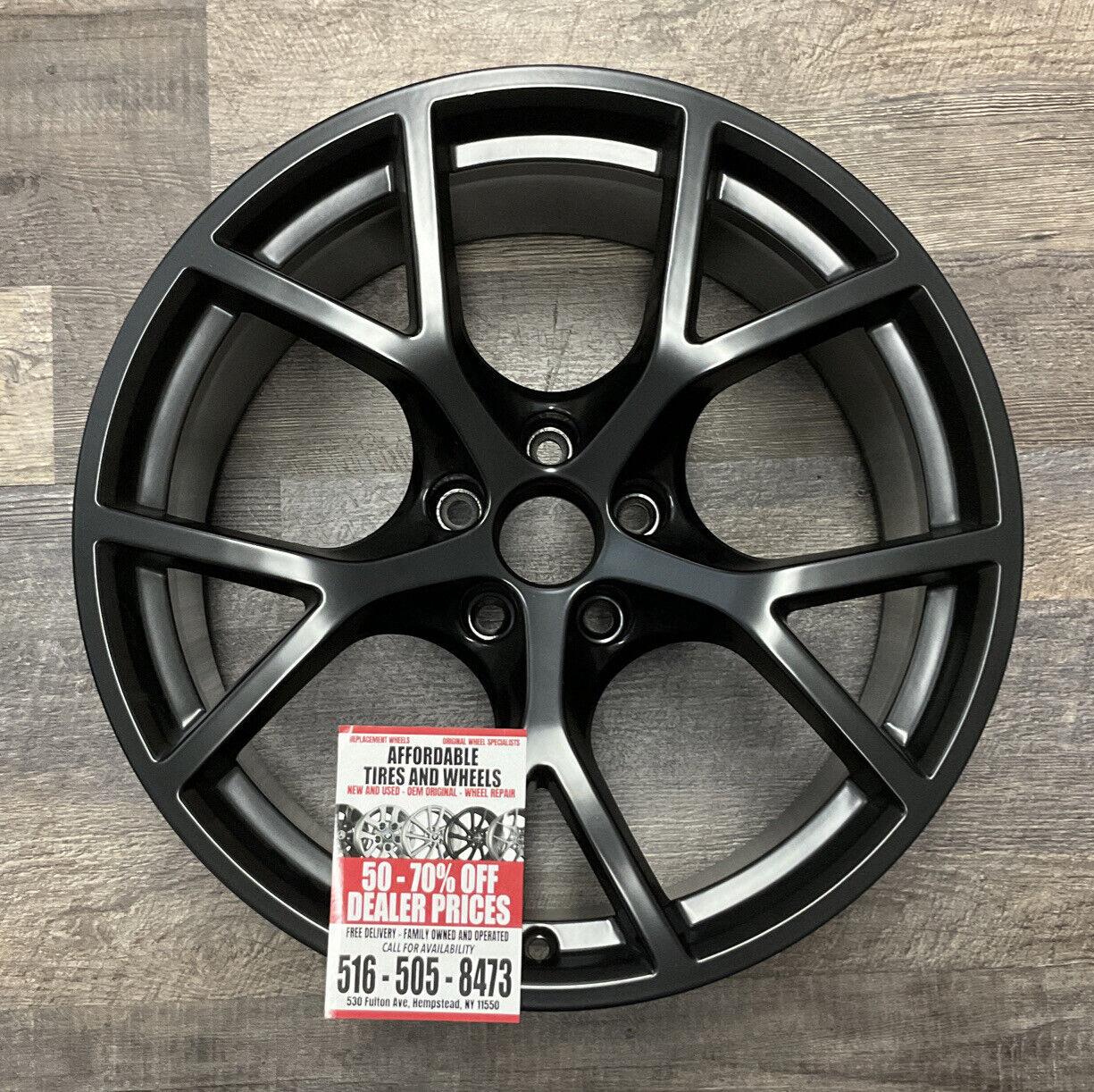 Audi RS3 2022 2023 95625 aluminum OEM wheel rim 19 x 9 Front Black