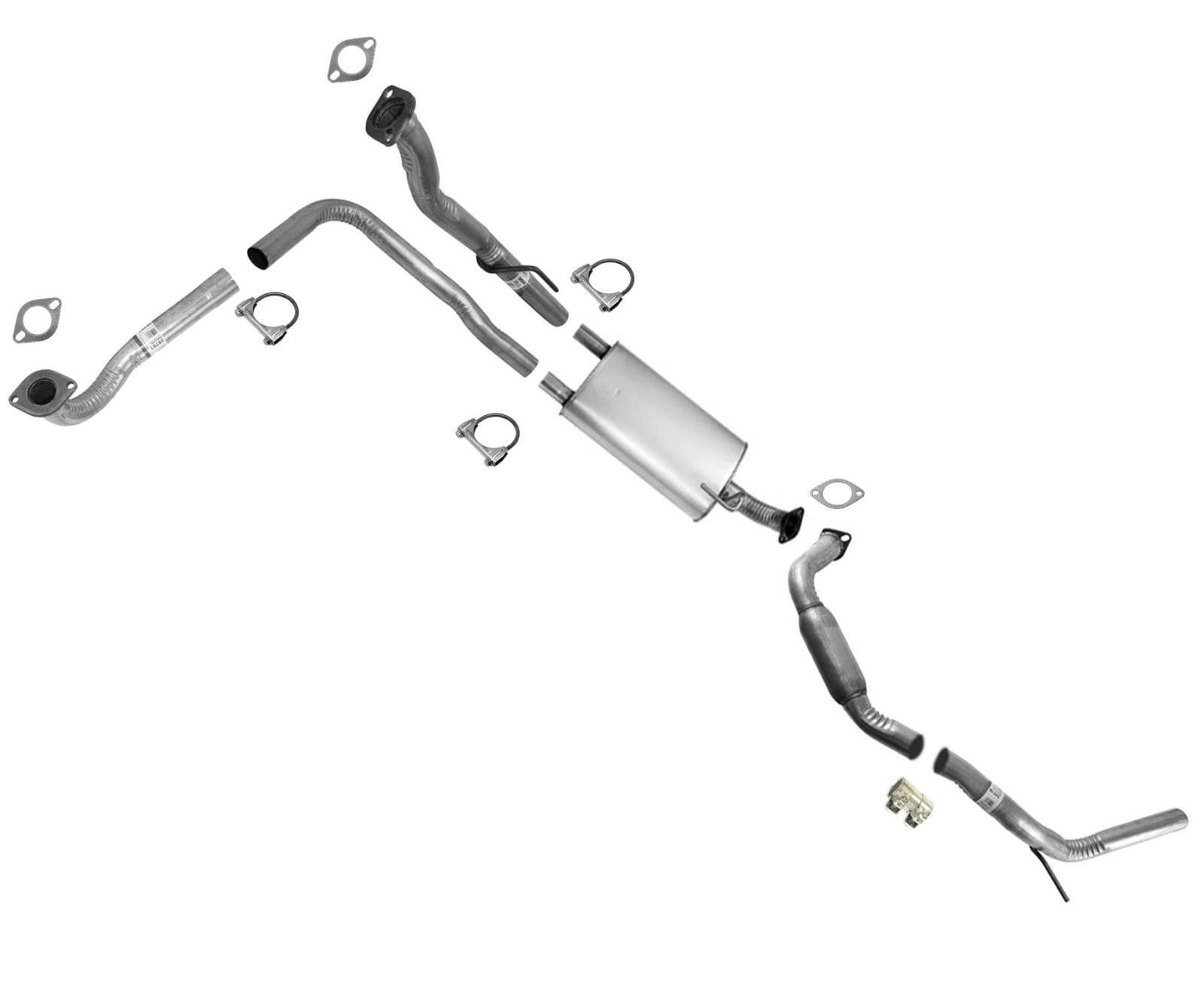 Fits 2007-2015 Nissan Armada 5.6L Muffler Pipe Exhaust System Plain Tip