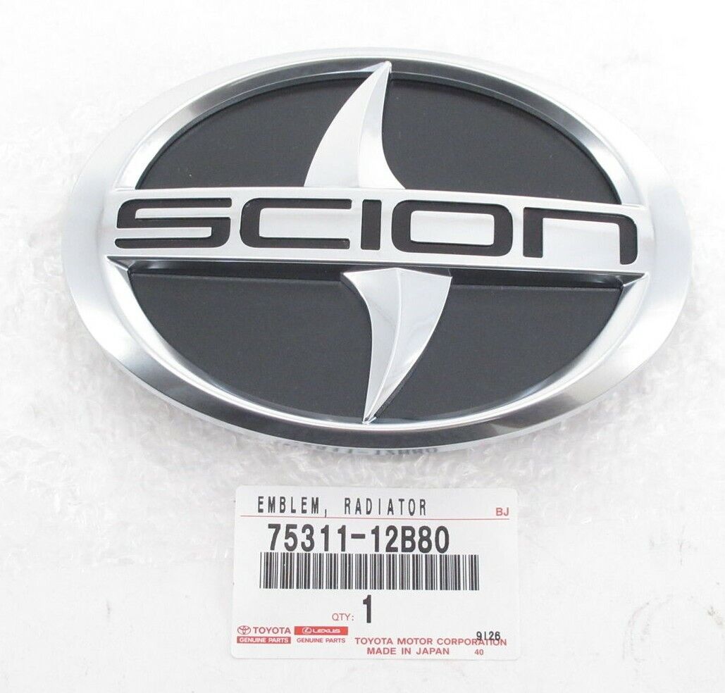 Genuine OEM Scion 75311-12B80 Front Grille Emblem Badge 2010-2015 Scion xB
