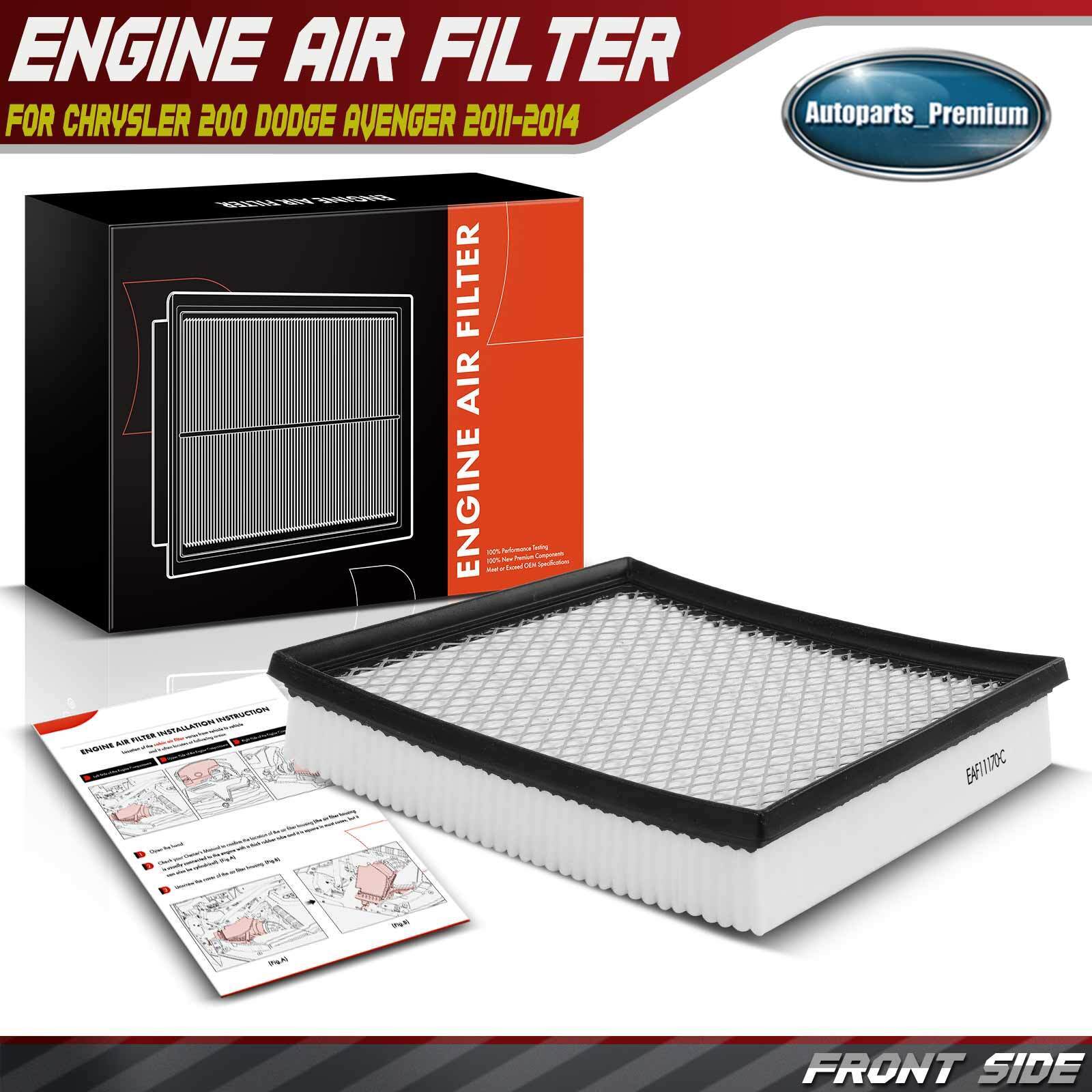 Engine Air Filter for Dodge Journey 2011-2019 Avenger 11-14 Chrysler 200 V6 3.6L