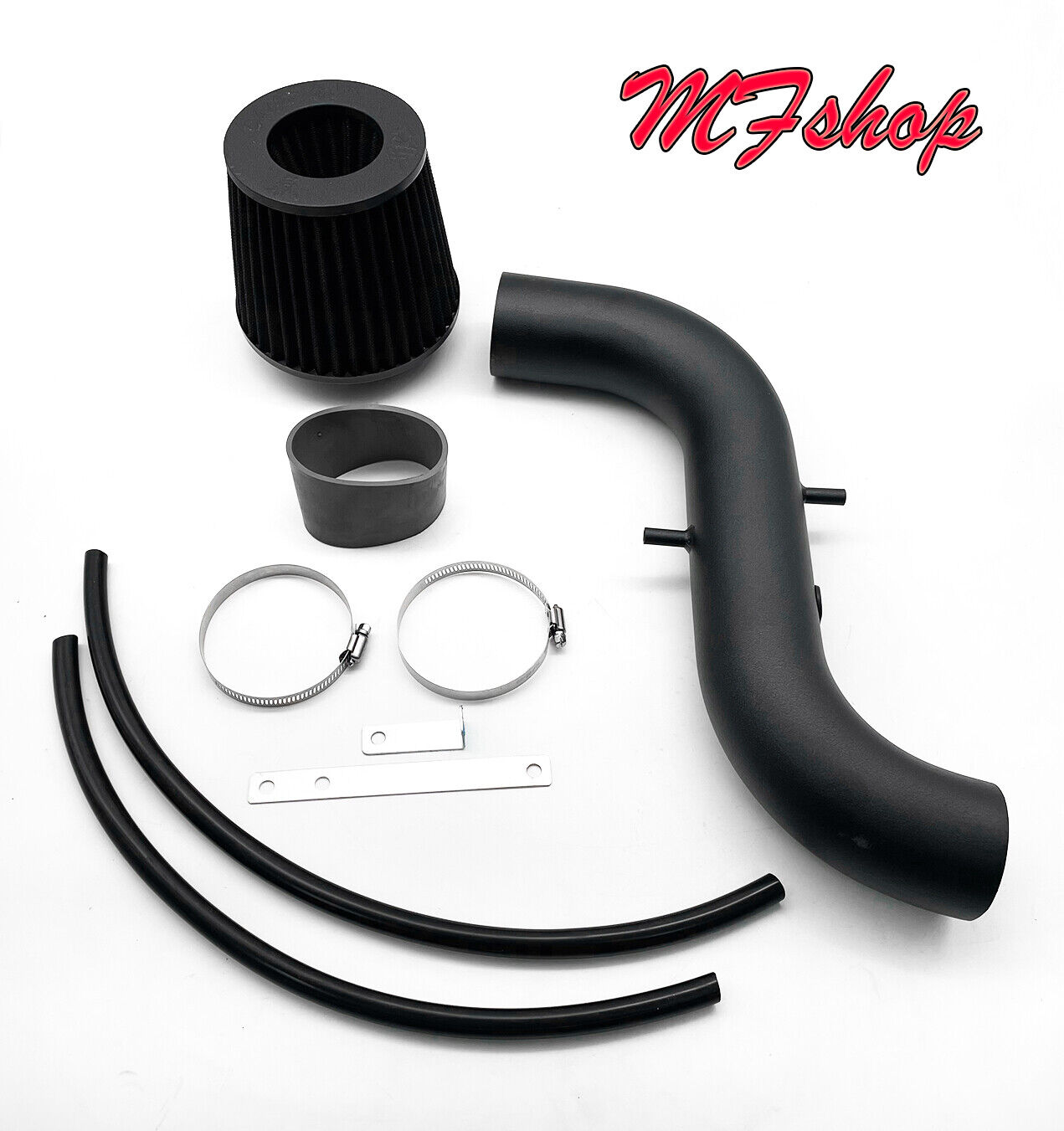Coated Black Air Intake Kit + Filter For 1998-2001 Toyota Camry Solara  2.2L L4