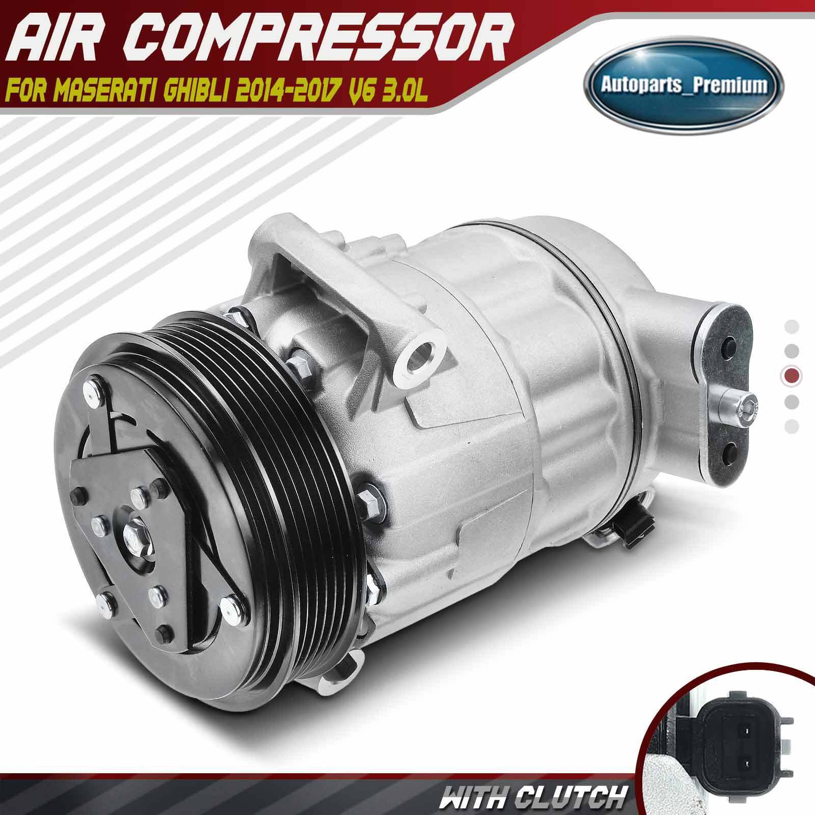 AC A/C Compressors & Clutches for Maserati Ghibli 2014 2015-2019 V6 3.0L PAG 46