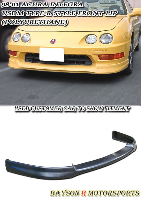Fits 98-01 Acura Integra 2/4dr USDM Optional TR-Style Front Lip (Urethane)