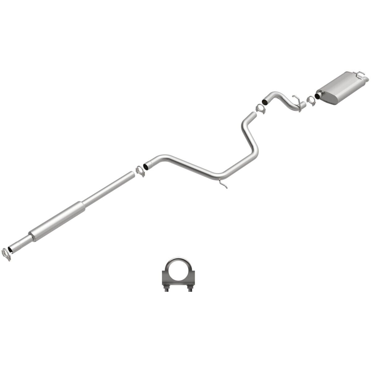 Open Box 106-0073 Exhaust System Left Driver Side Hand Sedan For Ford Taurus