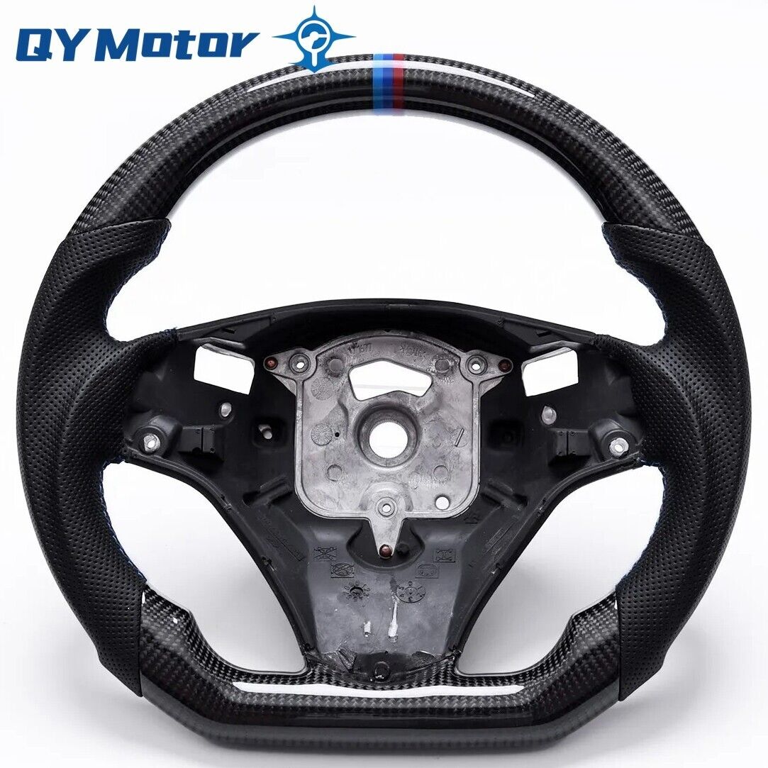 Real Carbon Fiber Steering Wheel For BMW 1 3 Series E90 E91 E92 E93 M3 328i 335i