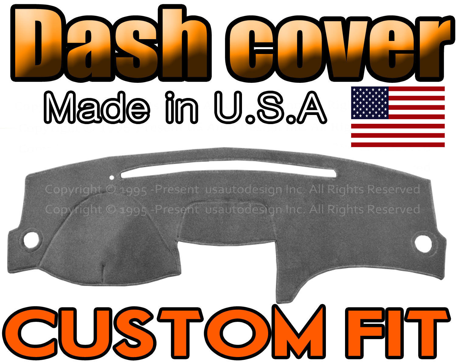 Fits 2004-2008 TOYOTA SOLARA DASH COVER MAT DASHBOARD PAD USA /  CHARCOAL GREY