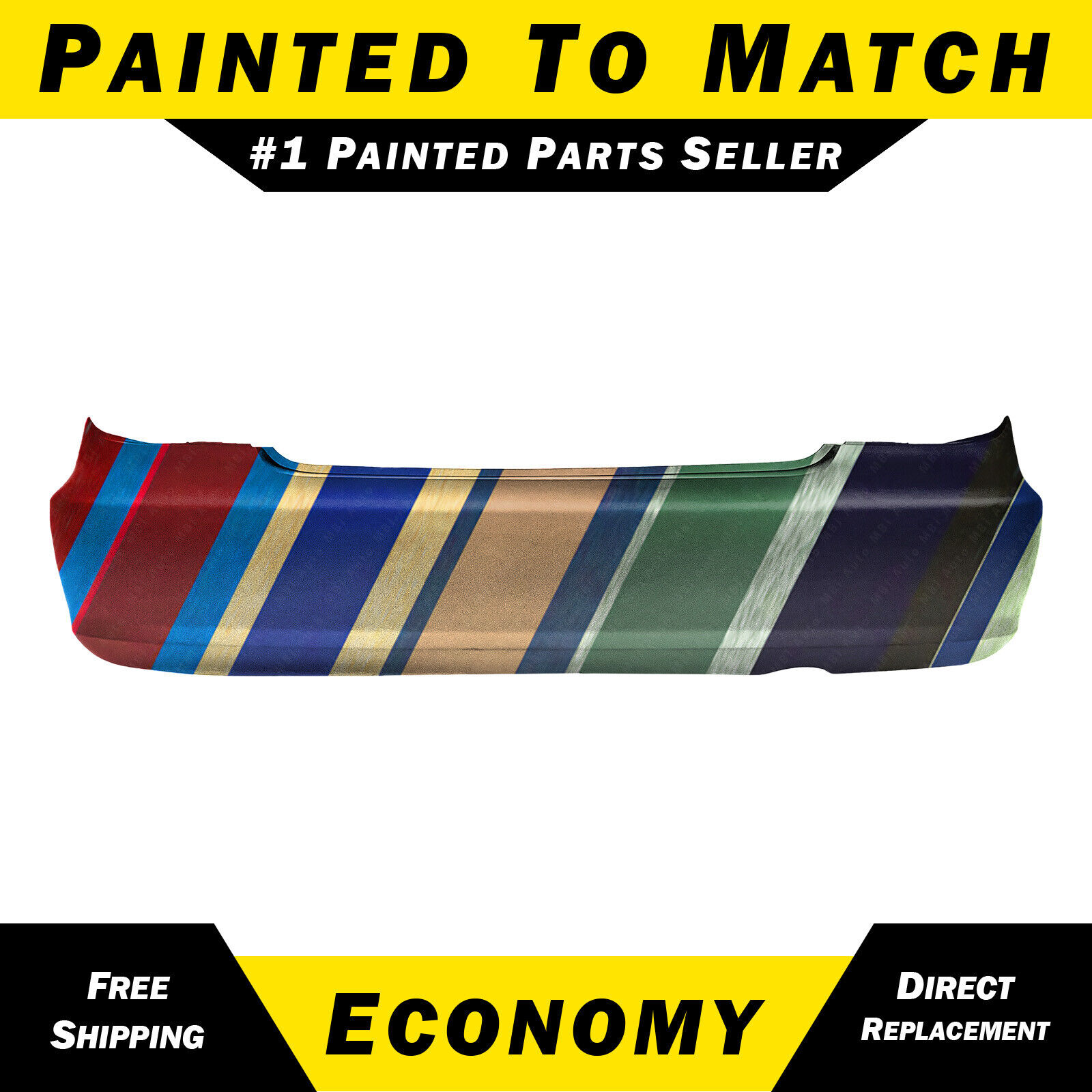NEW Painted To Match Rear Bumper Cover for 2002-2006 Toyota Camry SE LE XLE Base