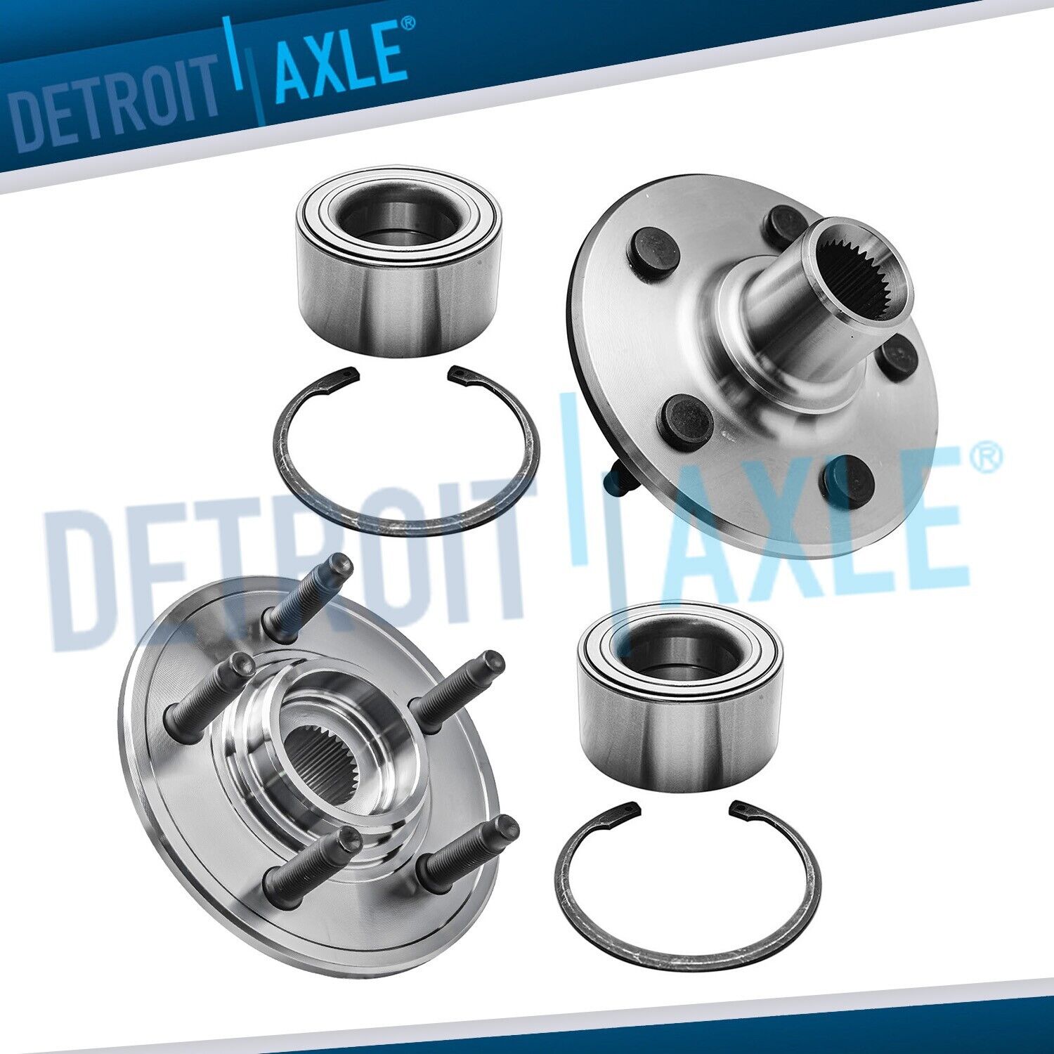 Rear Wheel Bearing and Hubs for Ford Explorer SPort Lincoln Aviator Mountaineer