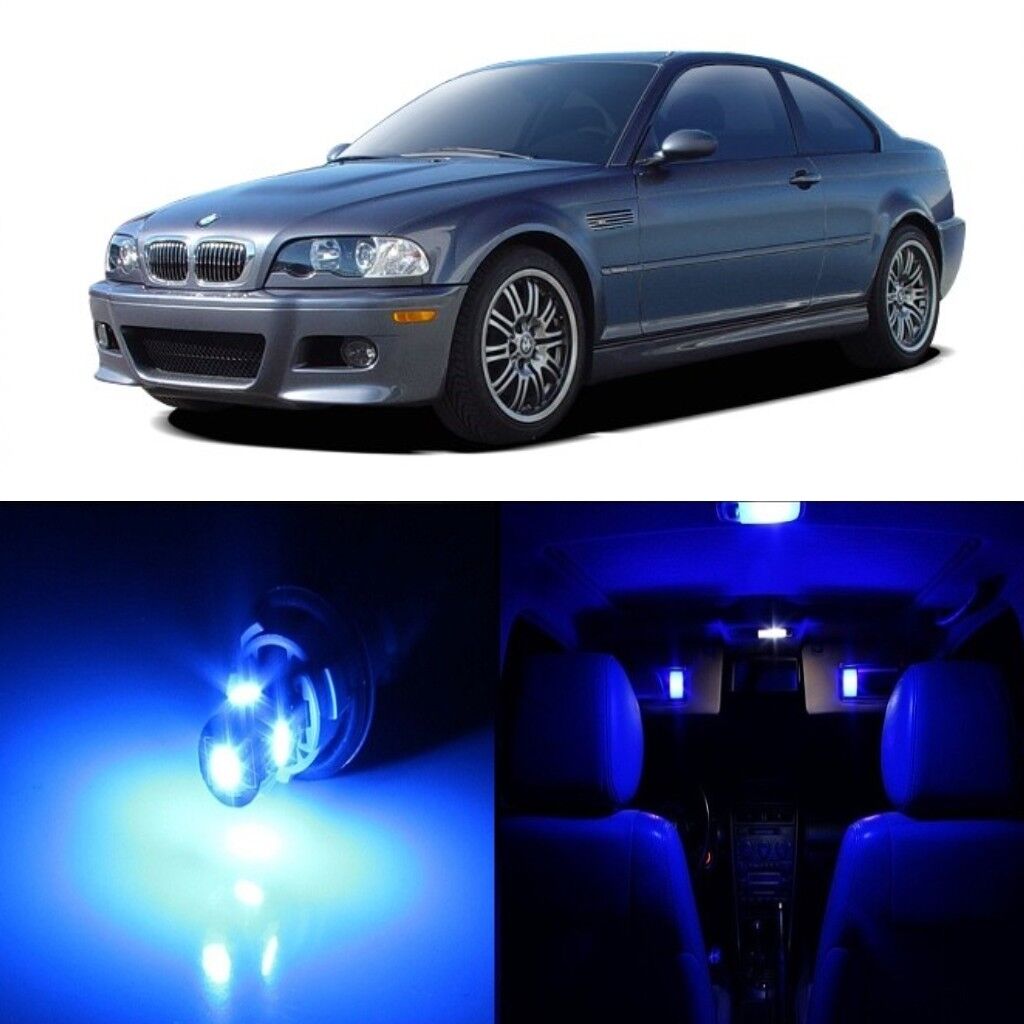 16 x Blue LED Interior Light Package For 1999 - 2005 BMW 3 Series M3 E46 + TOOL