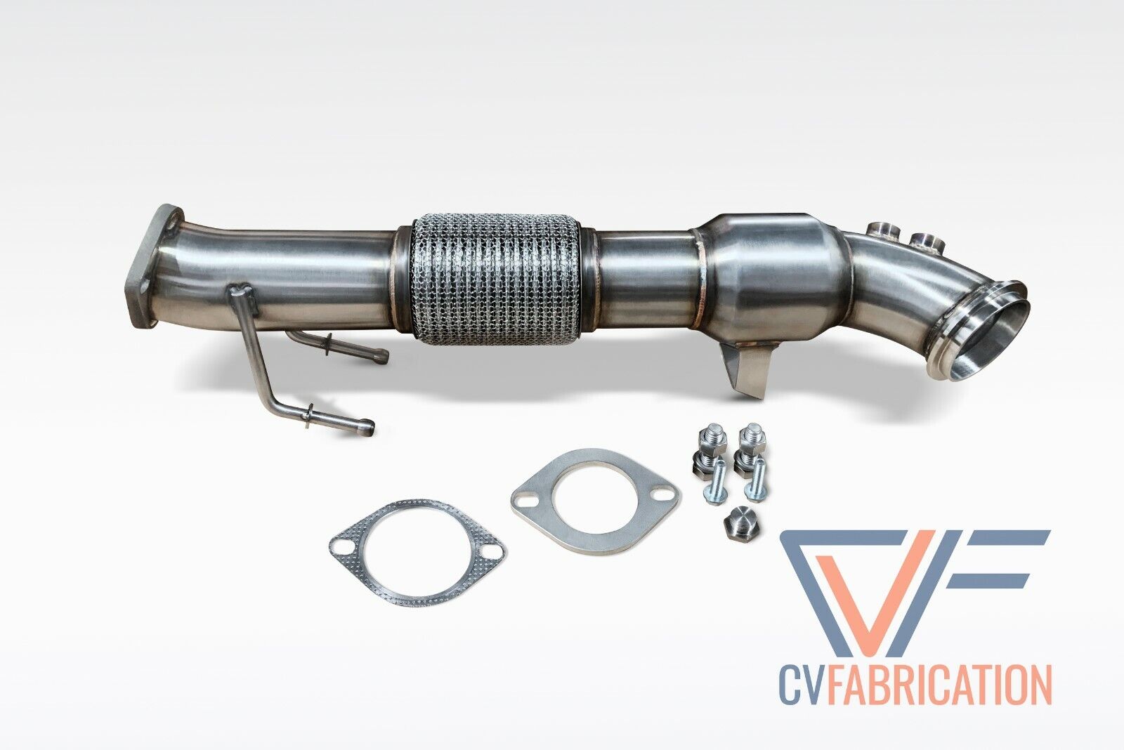 CVF Stainless Steel Catted Downpipe 2013 2014 2015 2016 2017 2018 Ford Focus ST