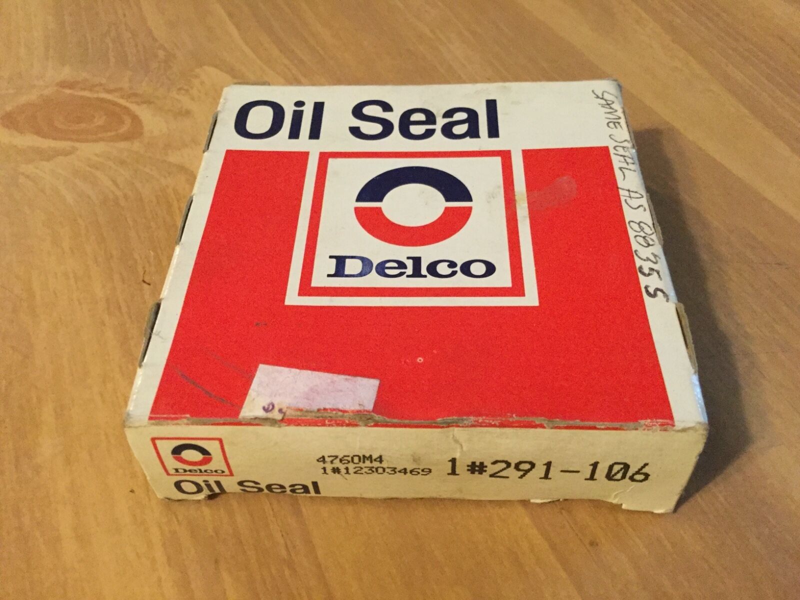 NOS Delco Wheel Seal Front 291-106