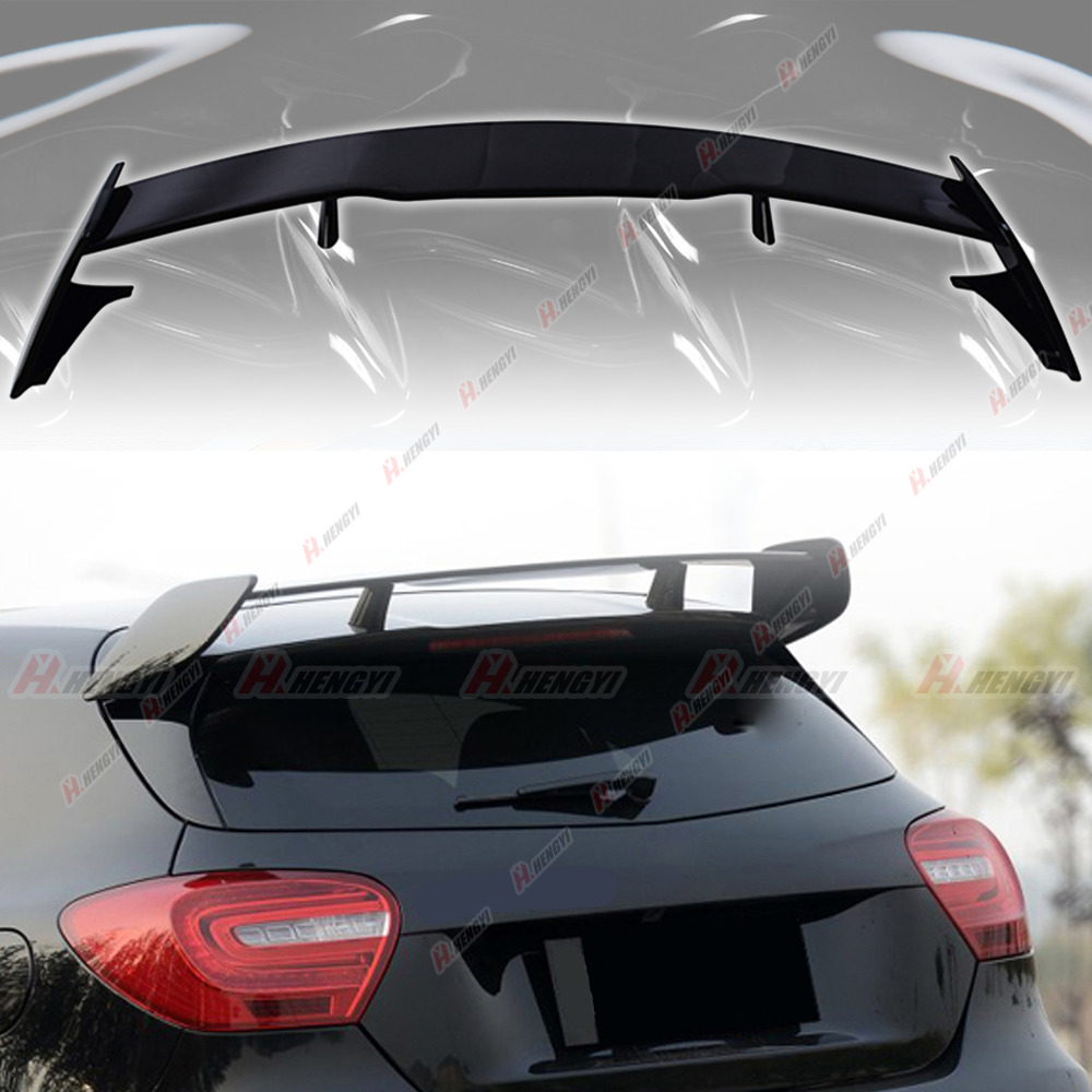 For Mercedes Benz W176 A Class A250 A45 AMG Painted Rear Trunk Spoiler Wing