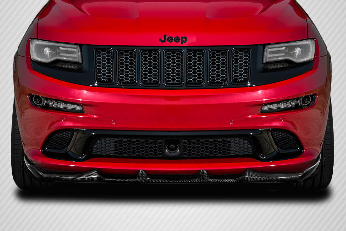 FOR 12-16 Jeep Grand Cherokee SRT8 Carbon Fiber Trackmaster Front Lip 115755