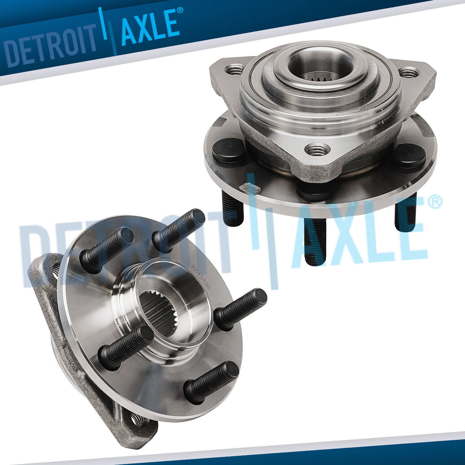 Pair Front Wheel Hubs for Chrysler Sebring Cirrus Dodge Stratus Plymouth Breeze