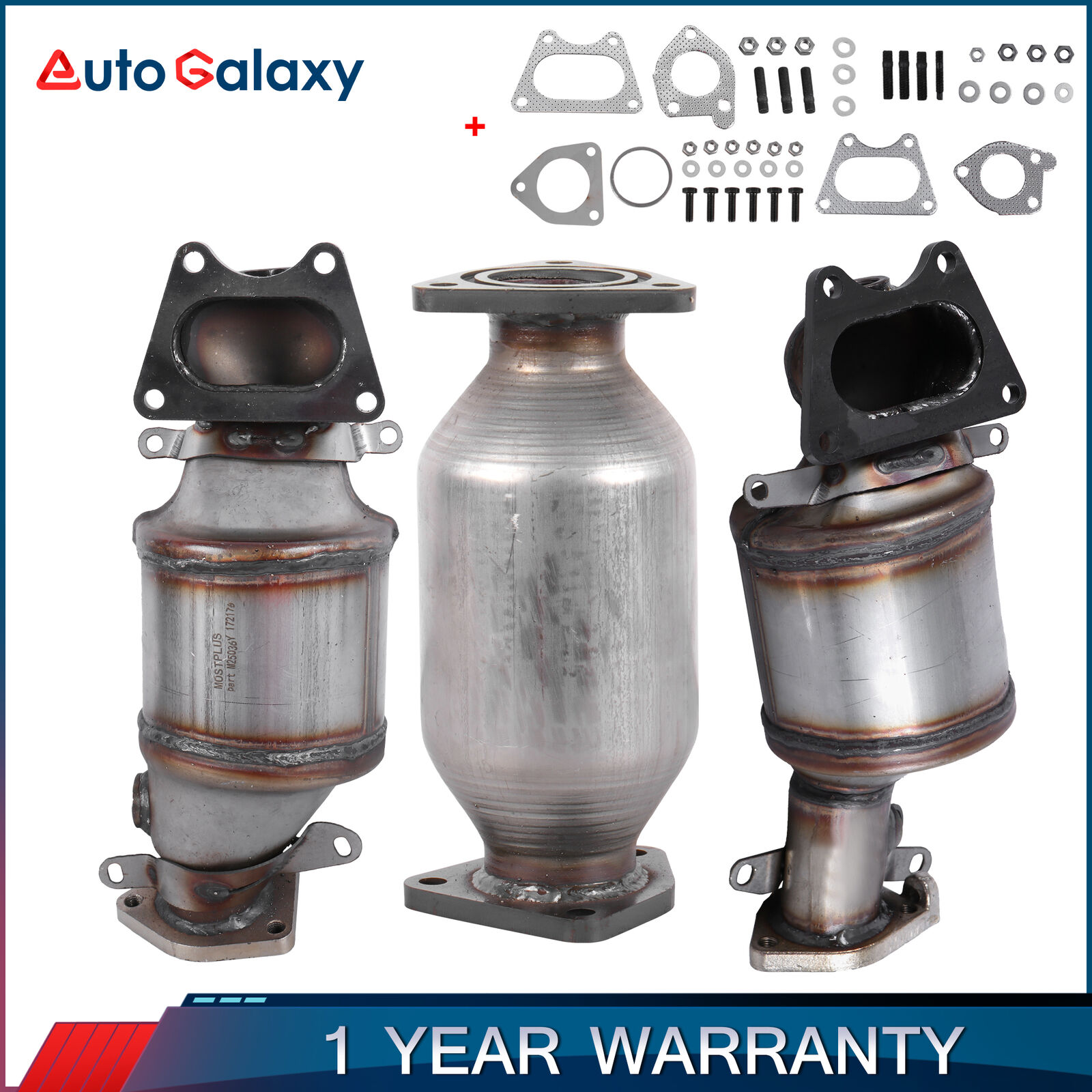 Front+Rear Exhaust Catalytic Converter For Honda Odyssey Acura TL Saturn Vue