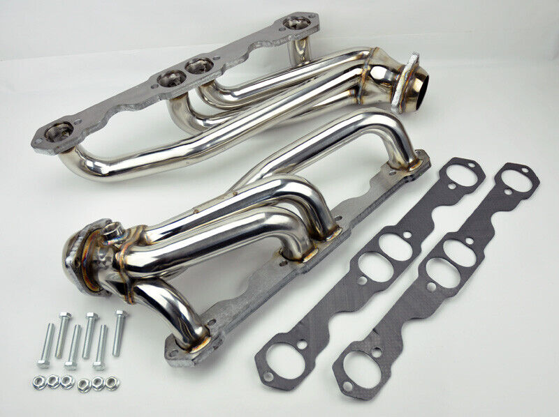 Chevy GMC 88-97 5.0L 5.7L 305 350 V8 Stainless Steel Headers Truck w/ Gaskets