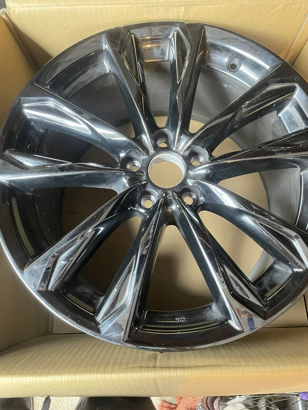 Lexus IS300 350 OEM  Black Chrome Wheel 19” 2021-2023 Rim Factory 74397