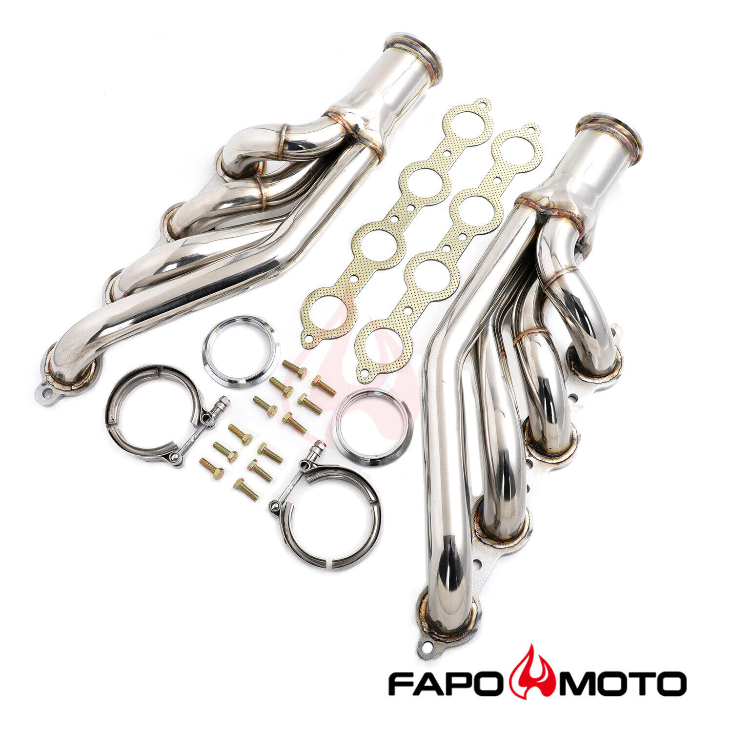 FAPO Turbo Headers for Chevy GM Small Block LSX LS1 LS6 1-3/4\