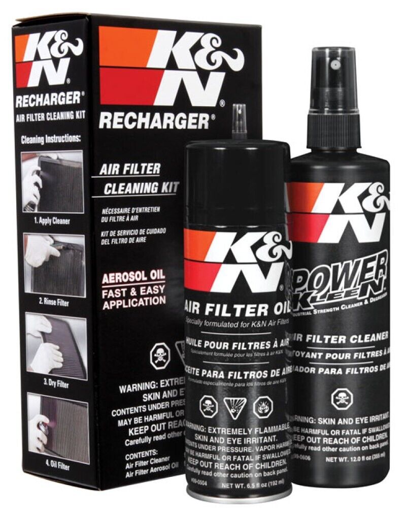 K&N 99-5000 RECHARGER -  AIR FILTER CLEANER & CARE SERVICE KIT