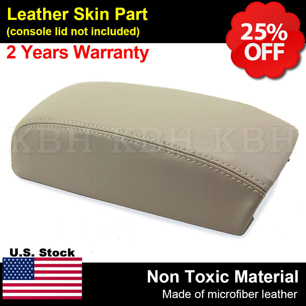 Fits 93-01 Volvo S70 V70 C70 Leather Center Console Armrest Lid Cover Beige Tan