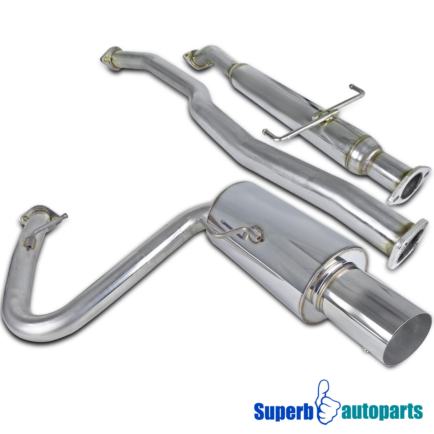 Fits 2005-2010 Scion 05-10 tC Stainless Muffler Catback Exhaust System