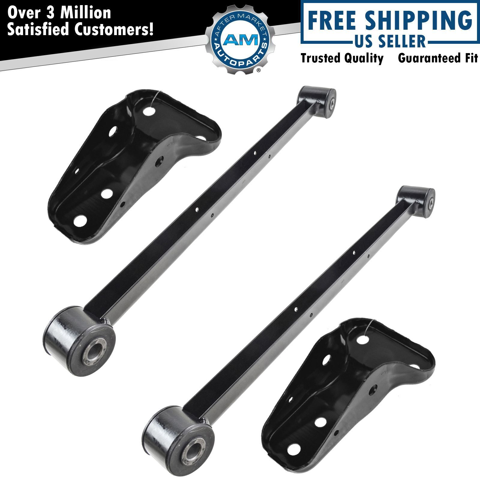 Trailing Arm & Bracket Rear Lower Set of 4 for Buick Chevy Oldsmobile Pontiac
