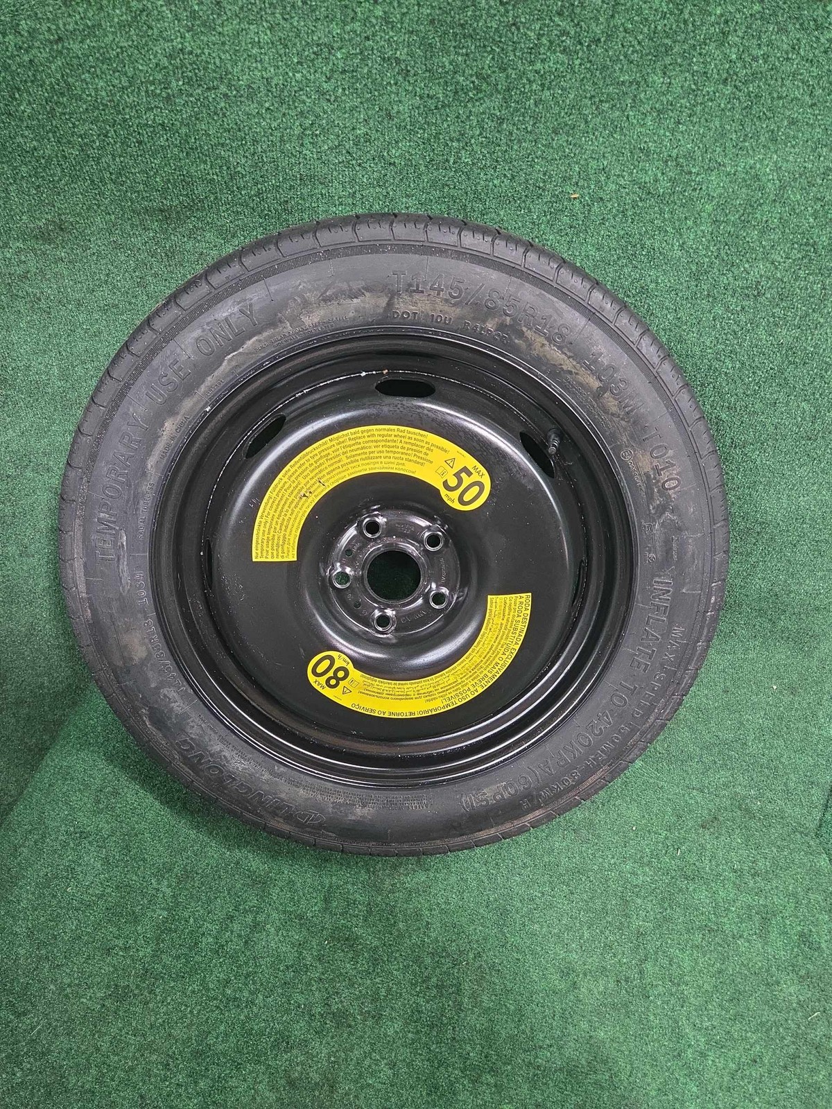 2019-2023 Audi Q3 Quattro Spare Wheel Emergency Tire Oem 5qf601027h / 5qf601324