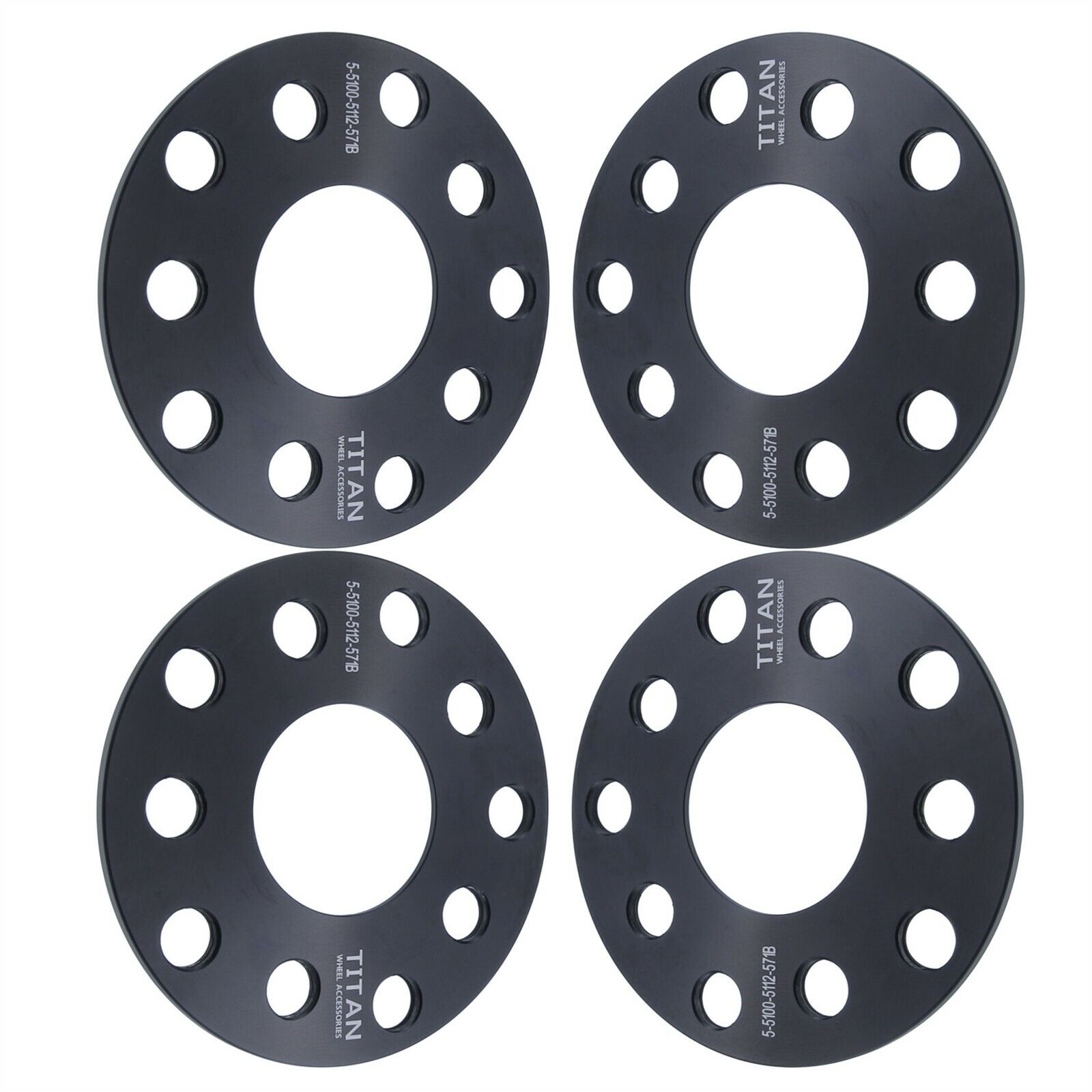 (4) 5mm Hubcentric Wheel Spacers 5x100 Fits Chrysler Dodge Neon Sebring CNC