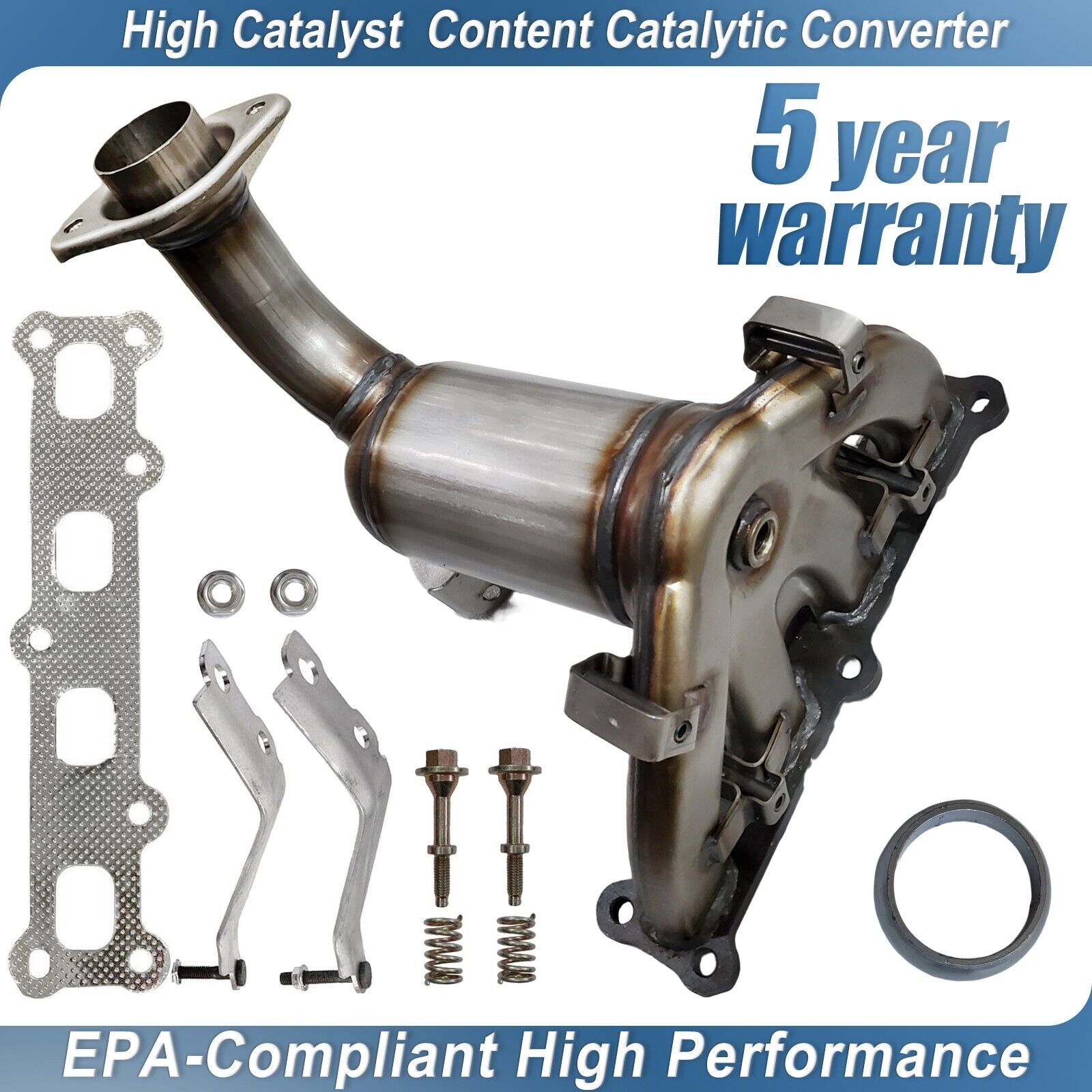 Exhaust Manifold Catalytic Converter For Jeep Compass / Patriot 2.4L 2007-2017