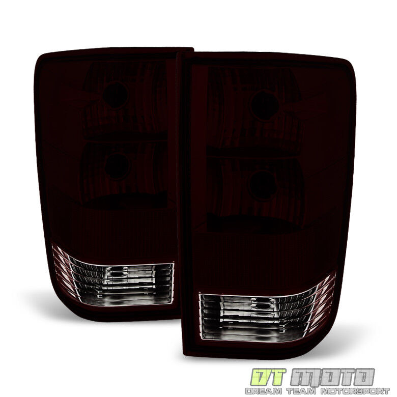 Smoked For 2004-2015 Titan Pickup Truck Tail Lights Brake Lamps Left+Right 04-15
