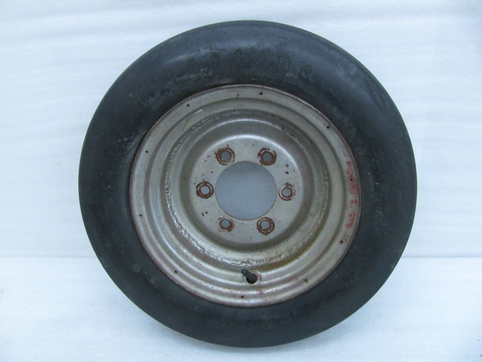 VINTAGE SPRINT MIDGET CAR KURTIS Wheel with Firestone 4.00x12 tire
