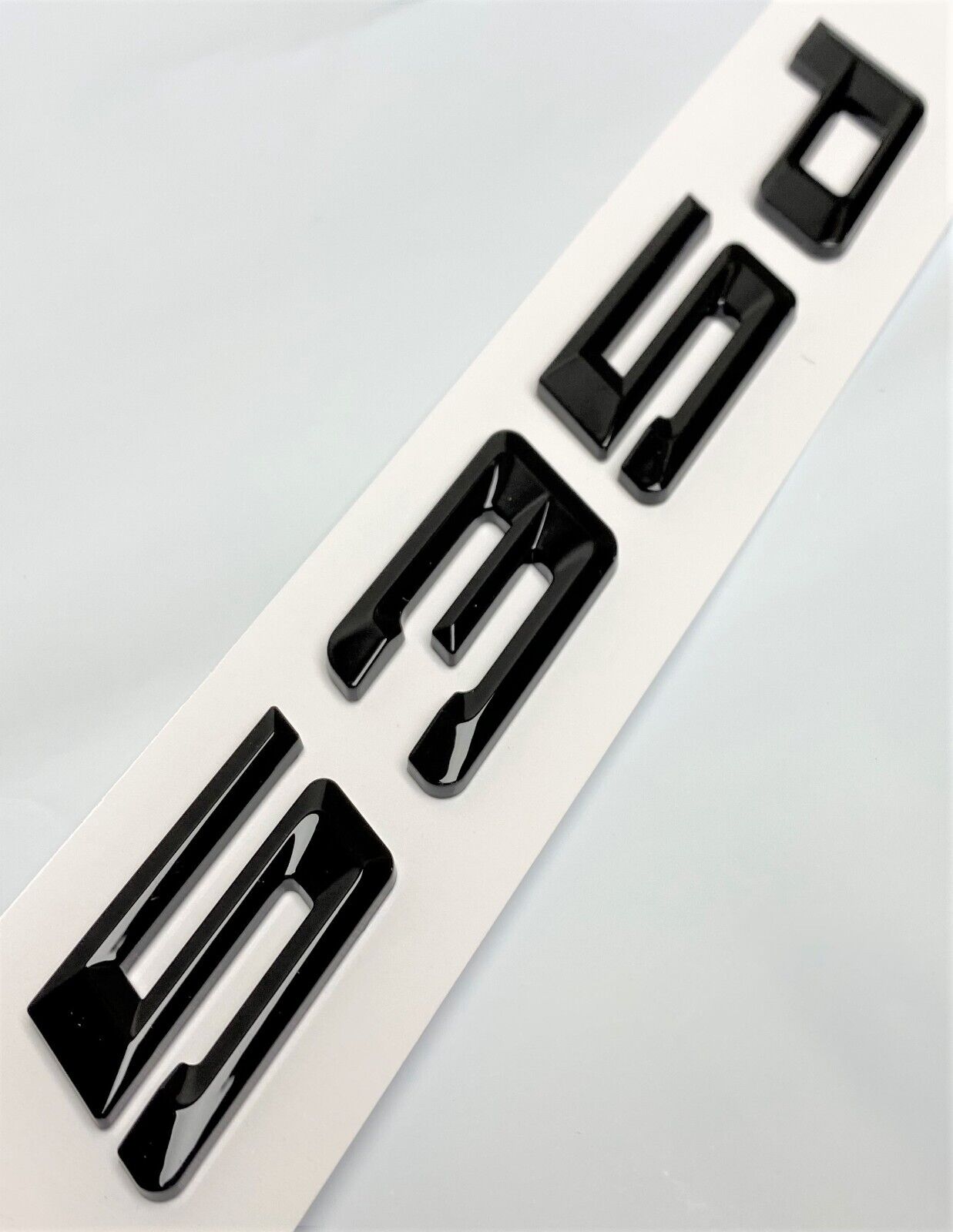 BLACK 535d FIT BMW 535d REAR TRUNK NAMEPLATE EMBLEM BADGE NUMBERS DECAL NAME