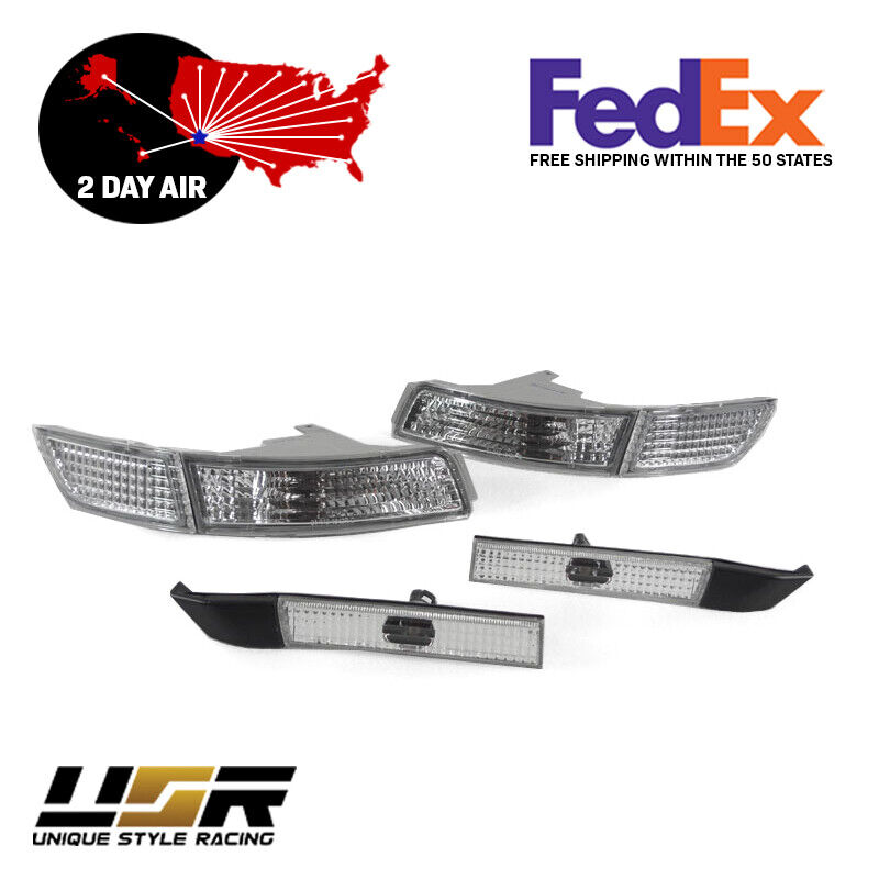 2 Day AIR to Hawaii CLEAR Turn Signal+Side Marker Light For 91-95 MR2 MR-2 SW20