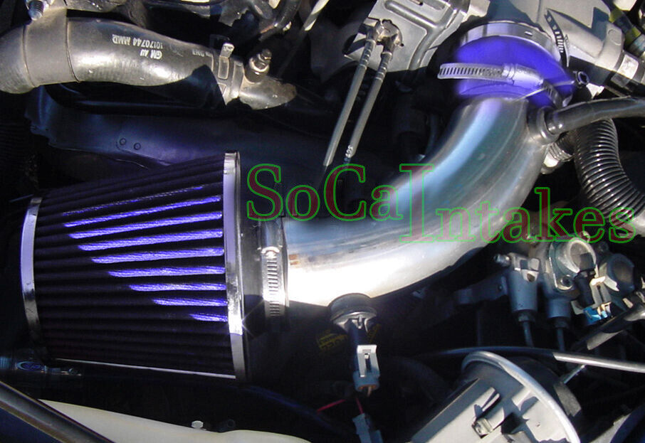 Blue Air intake kit & filter For 1990-1994 Chevy Lumina 3.1L V6