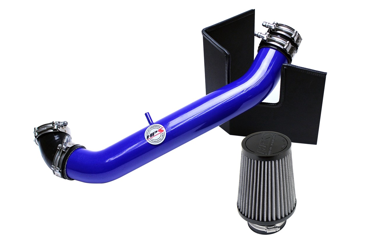 HPS Air Intake Kit Filter for Miata MX5 MX-5 99-05 1.8L NA w/ heat Shield - Blue