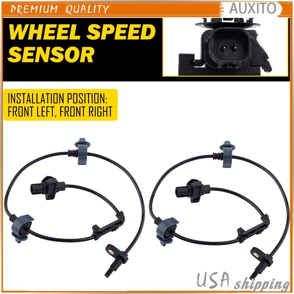 Pair 2 Front ABS Speed Wheel Sensor For 2006-2011 Honda Civic LX DXc DX-G 1.8L
