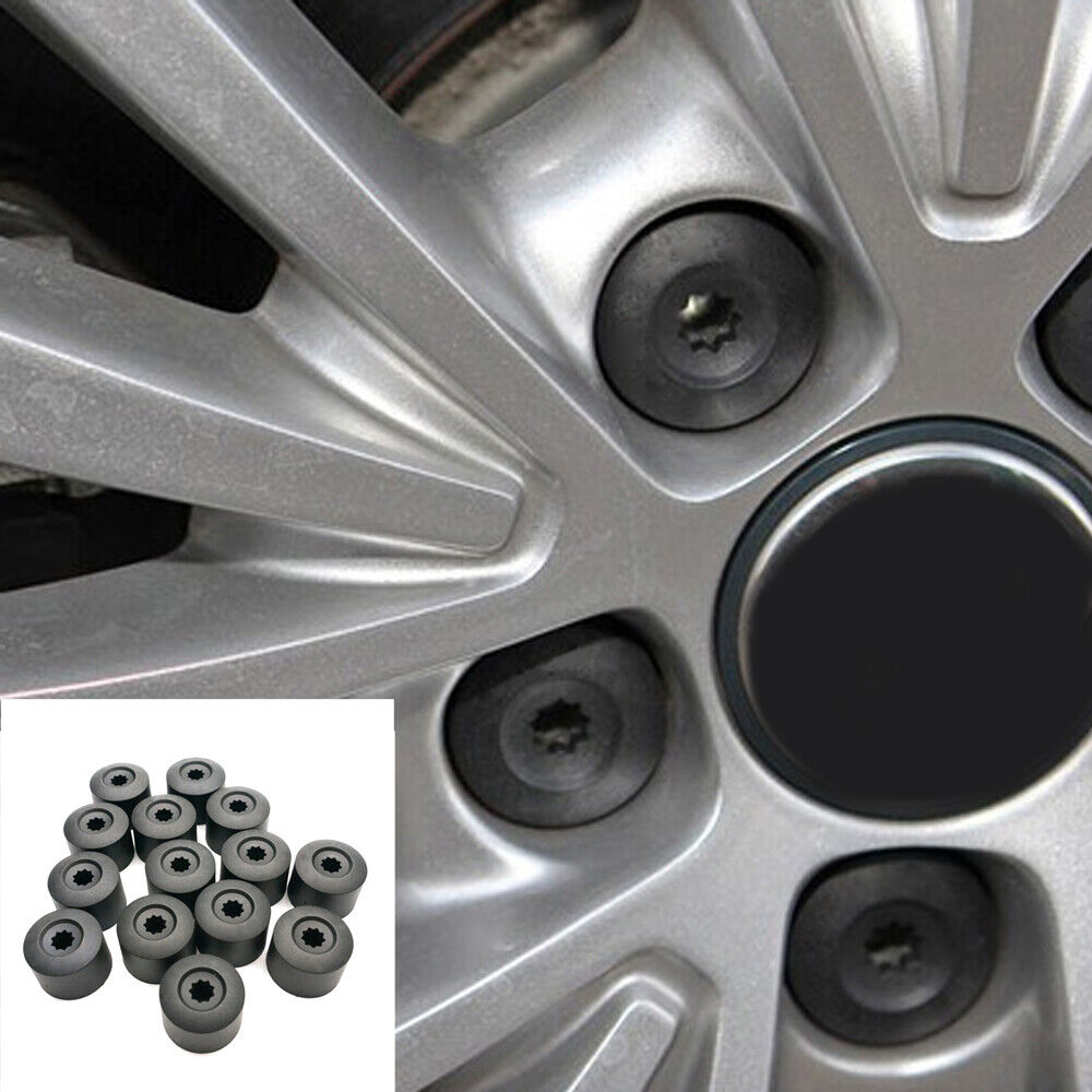 20PCS Lot Black Plastic Auto Car Wheel Nut Bolt Cover Caps 17mm Lugs Accessories
