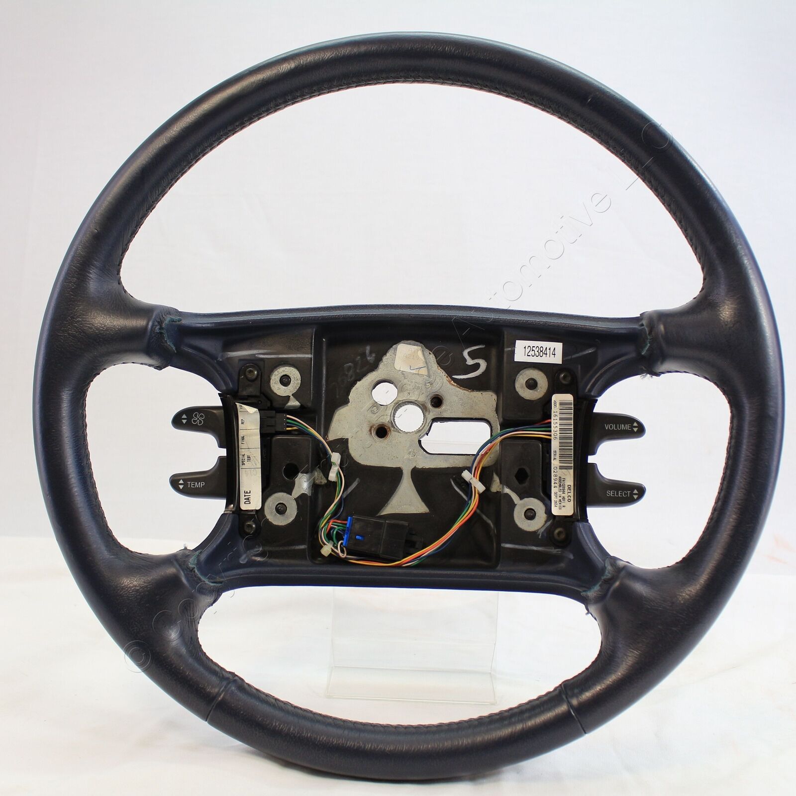 GM OEM #12538414 Blue Steering Wheel w/ Controls fits 96-99 Deville Eldorado