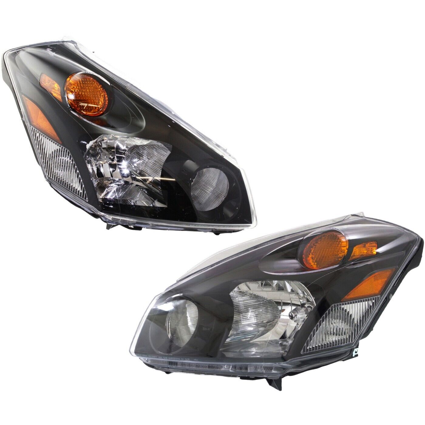 Headlight Assembly Set For 2004-2009 Nissan Quest Left Right Composite With Bulb