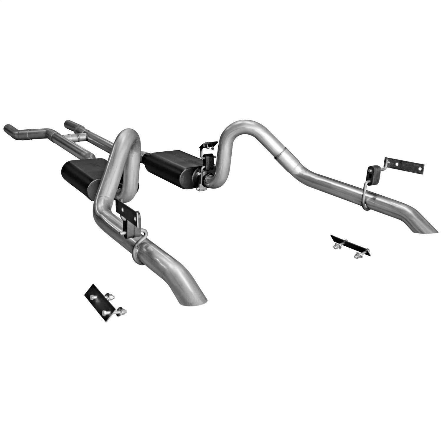 Flowmaster 17282 American Thunder Downpipe Back Exhaust System Fits Mustang