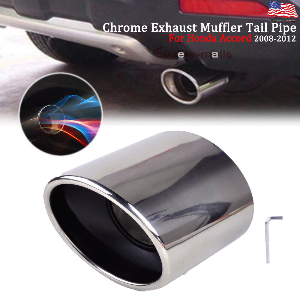 EXHAUST MUFFLER TIP PIPE TAIL REAR For Honda Accord 2008 2009 2010 2011 2012