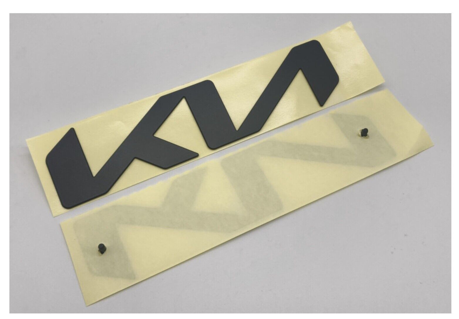 Hood Trunk EV9 Letter GT Line Matt Black Emblem Badge For 2024+ Kia EV9