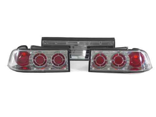 3PCS Chrome Clear Rear Altezza Tail Lights For 92-94 Mitsubishi Eclipse GST GSX