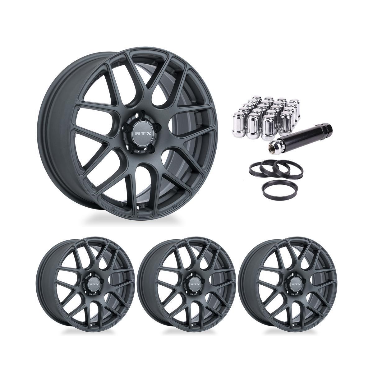Wheel Rims Set with Chrome Lug Nuts Kit for 03-10 Pontiac Vibe P889538 17 inch