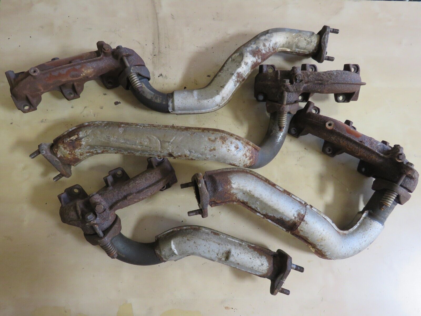 BMW m70 s70 Exhaust Manifold Headers with pipes 11621708705 11621708995